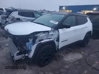 2024 Jeep Compass Latitude with VIN 3C4NJDBN3RT133628, listed as a Copart auction lot 81504385 with 8,745 mi miles and Non repairable. Bid and sale history available at DreamBid. Image 1.