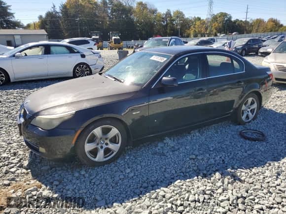 2008 BMW 5 Series 535i with VIN WBANW135X8CZ84024, listed as a Copart auction lot 82487595 with 163,938 mi miles and Salvage title. Bid and sale history available at DreamBid. Image 1.