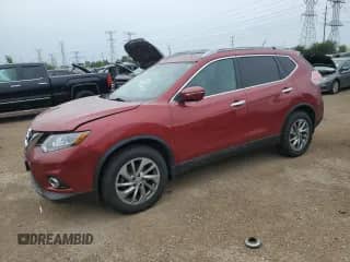 2015 Nissan Rogue SL с VIN 5N1AT2MV1FC898186, выставлен на аукционе Copart как лот 71218665 с пробегом 103 374 миль миль и Списание • Salvage title. История ставок и продаж доступна на DreamBid. Изображение 1.