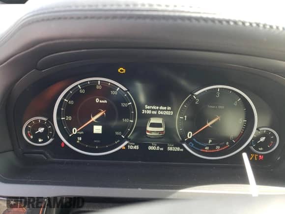 2015 BMW 7 Series with VIN WBAYG6C53FD383679, listed as a Copart auction lot 40007773 with 58,328 mi miles and . Bid and sale history available at DreamBid. Image 9.