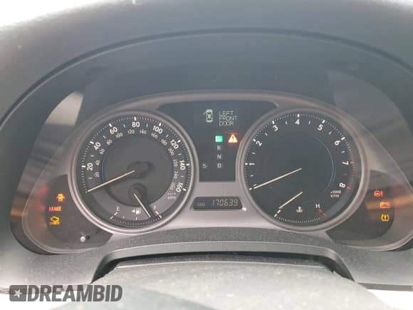 2010 Lexus IS 250 z VIN JTHBF5C2XA5120487, wystawiony jako Copart lot #85890715 z przebiegiem 170 639 mil mil oraz Szkoda całkowita • Salvage title. Historia ofert i sprzedaży dostępna na DreamBid. Obrazek 9.