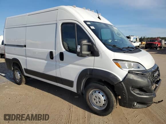 2023 Ram ProMaster Cargo z VIN 3C6LRVBG1PE540587, wystawiony jako Copart lot #87666145 z przebiegiem 29 343 mil mil oraz Szkoda całkowita • Salvage title. Historia ofert i sprzedaży dostępna na DreamBid. Obrazek 4.