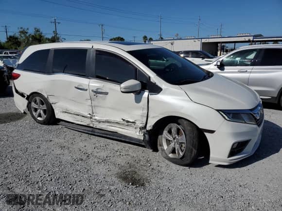 2020 Honda Odyssey EX-L с VIN 5FNRL6H73LB002124, выставлен на аукционе Copart как лот 80749295 с пробегом 52 284 миль миль и На запчасти • Non repairable. История ставок и продаж доступна на DreamBid. Изображение 4.