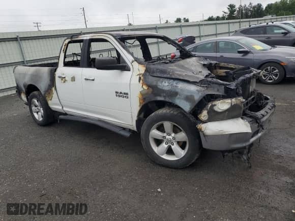 2016 Ram 1500 SLT with VIN 1C6RR7GG0GS256167, listed as a Copart auction lot 69724465 with Not provided miles and Salvage title. Bid and sale history available at DreamBid. Image 4.