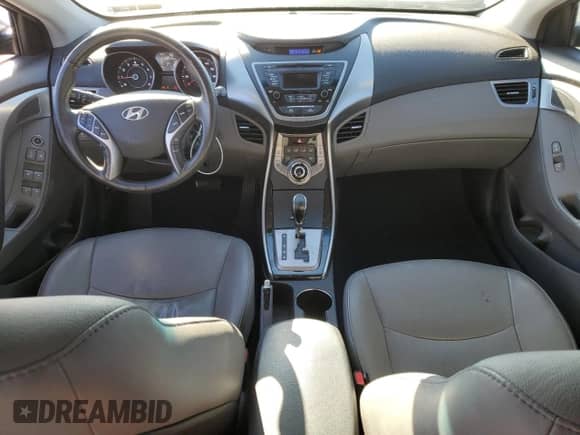 2013 Hyundai Elantra Limited with VIN 5NPDH4AE0DH380235, listed as a Copart auction lot 82542655 with 112,510 mi miles and Salvage title. Bid and sale history available at DreamBid. Image 8.