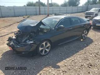 2020 Honda Accord Touring с VIN 1HGCV2F97LA007639, выставлен на аукционе Copart как лот 84062585 с пробегом 72 795 миль миль и Списание • Salvage title. История ставок и продаж доступна на DreamBid. Изображение 1.