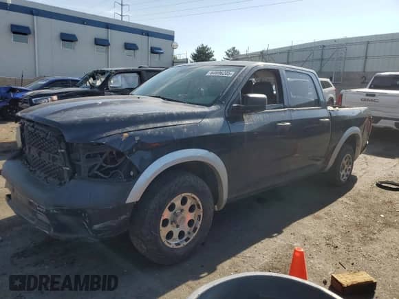 2013 Ram 1500 Tradesman with VIN 1C6RR7KPXDS678997, listed as a Copart auction lot 64696205 with Not provided miles and Salvage title. Bid and sale history available at DreamBid. Image 1.