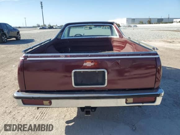 1981 Chevrolet El Camino with VIN CCW80HXBD435572, listed as a Copart auction lot 47500975 with 91,861 mi miles and Salvage title. Bid and sale history available at DreamBid. Image 6.