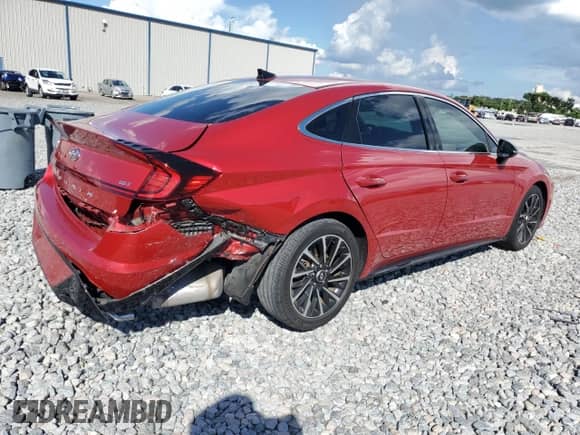 2020 Hyundai Sonata SEL Plus z VIN 5NPEJ4J2XLH020905, wystawiony jako Copart lot #81678035 z przebiegiem 40 593 mil mil oraz Nie do naprawy • Non repairable. Historia ofert i sprzedaży dostępna na DreamBid. Obrazek 3.