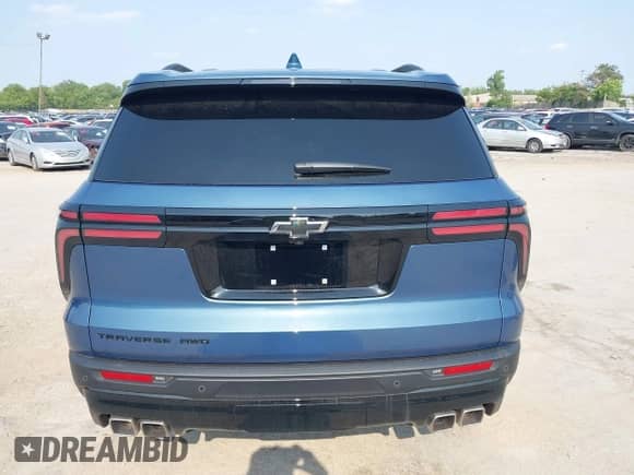 2025 Chevrolet Traverse AWD LT z VIN 1GNEVGRS9SJ235733, wystawiony jako IAAI lot #42464640 z przebiegiem 4 491 mil mil oraz . Historia ofert i sprzedaży dostępna na DreamBid. Obrazek 17.