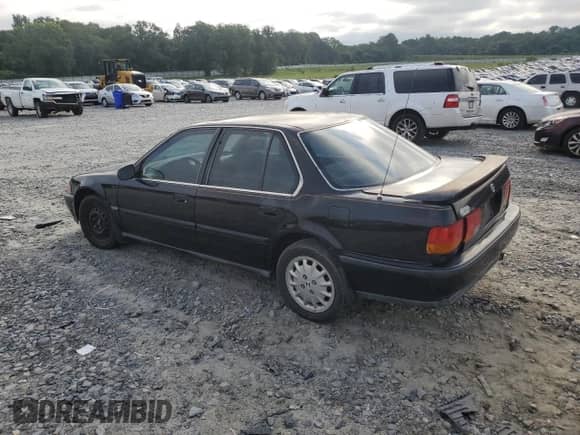 1993 Honda Accord with VIN 1HGCB767XPA087528, listed as a Copart auction lot 62559075 with 260,009 mi miles and Salvage title. Bid and sale history available at DreamBid. Image 2.