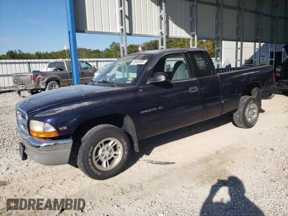 1999 Dodge Dakota SLT with VIN 1B7GL22XXXS206033, listed as a Copart auction lot 85650995 with 111,977 mi miles and Salvage title. Bid and sale history available at DreamBid. Image 1.