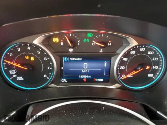 2020 Chevrolet Equinox LT with VIN 2GNAXUEV3L6103475, listed as a Copart auction lot 70532965 with 133,524 mi miles and Non repairable. Bid and sale history available at DreamBid. Image 9.