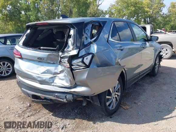 2024 Chevrolet Equinox LT с VIN 3GNAXKEG0RS116961, выставлен на аукционе IAAI как лот 43233796 с пробегом 41 599 миль миль и . История ставок и продаж доступна на DreamBid. Изображение 4.