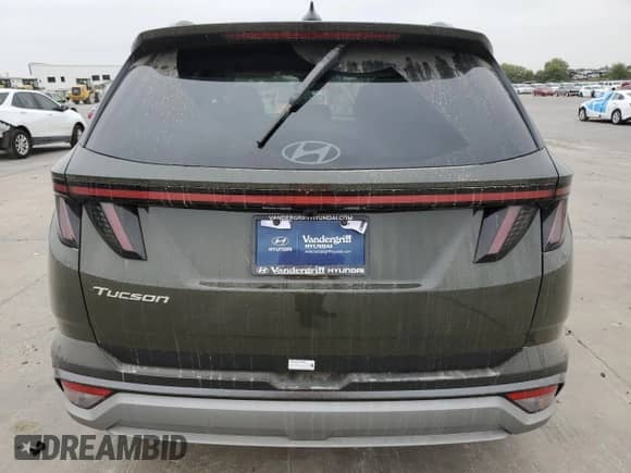 2025 Hyundai Tucson SEL Convenience with VIN 5NMJC3DE6SH466229, listed as a Copart auction lot 76703254 with 1,808 mi miles and Salvage title. Bid and sale history available at DreamBid. Image 6.