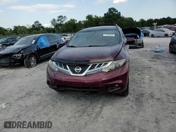2011 Nissan Murano SL with VIN JN8AZ1MW9BW184731, listed as a Copart auction lot 71829475 with 143,614 mi miles and Salvage title. Bid and sale history available at DreamBid. Image 14.