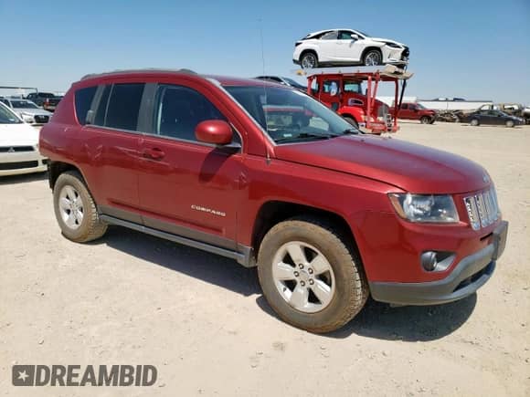 2016 Jeep Compass Latitude z VIN 1C4NJCEB5GD582565, wystawiony jako Copart lot #56699155 z przebiegiem 77 749 mil mil oraz Szkoda całkowita • Salvage title. Historia ofert i sprzedaży dostępna na DreamBid. Obrazek 4.