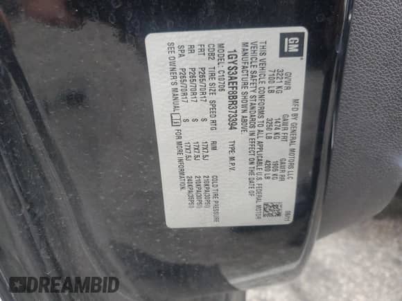 2011 Cadillac Escalade with VIN 1GYS3AEF8BR373394, listed as a Copart auction lot 65965245 with 161,724 mi miles and Clean title. Bid and sale history available at DreamBid. Image 13.