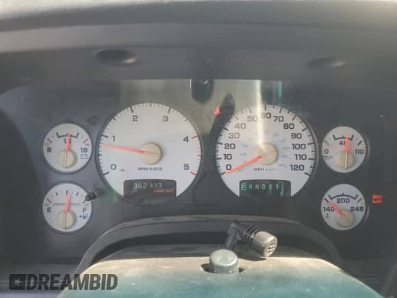 2005 Dodge 2500 SLT with VIN 3D7KR28C45G851364, listed as a Copart auction lot 71616464 with 362,113 mi miles and Salvage title. Bid and sale history available at DreamBid. Image 9.