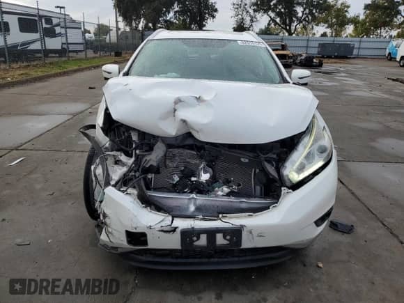 2017 Nissan Murano Platinum with VIN 5N1AZ2MGXHN139589, listed as a Copart auction lot 82516125 with 30,173 mi miles and Salvage title. Bid and sale history available at DreamBid. Image 5.