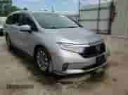 2021 Honda Odyssey EX-L with VIN 5FNRL6H74MB011108, listed as a Copart auction lot 70639845 with 154,827 mi miles and Salvage title. Bid and sale history available at DreamBid. Image 14.