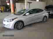 2014 Hyundai Elantra Limited with VIN KMHDH4AE9EU037281, listed as a Copart auction lot 81099565 with 124,338 mi miles and Clean title. Bid and sale history available at DreamBid. Image 1.