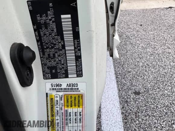 2009 Toyota Sienna XLE with VIN 5TDZK22C09S247890, listed as a Copart auction lot 86327845 with 95,435 mi miles and Clean title. Bid and sale history available at DreamBid. Image 10.