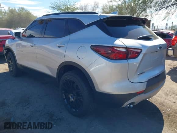2019 Chevrolet Blazer with VIN 3GNKBBRA8KS700989, listed as a IAAI auction lot 43090776 with 107,288 mi miles and . Bid and sale history available at DreamBid. Image 3.