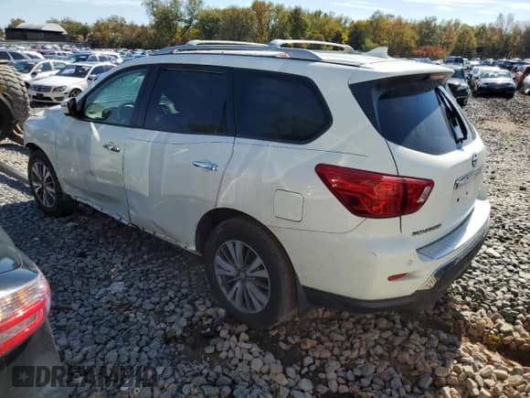 2020 Nissan Pathfinder S with VIN 5N1DR2AM7LC642623, listed as a Copart auction lot 81647105 with 125,307 mi miles and Clean title. Bid and sale history available at DreamBid. Image 2.