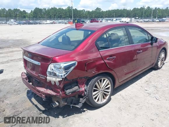 2016 Subaru Impreza Limited with VIN JF1GJAN65GH003525, listed as a IAAI auction lot 42506079 with 132,568 mi miles and . Bid and sale history available at DreamBid. Image 4.