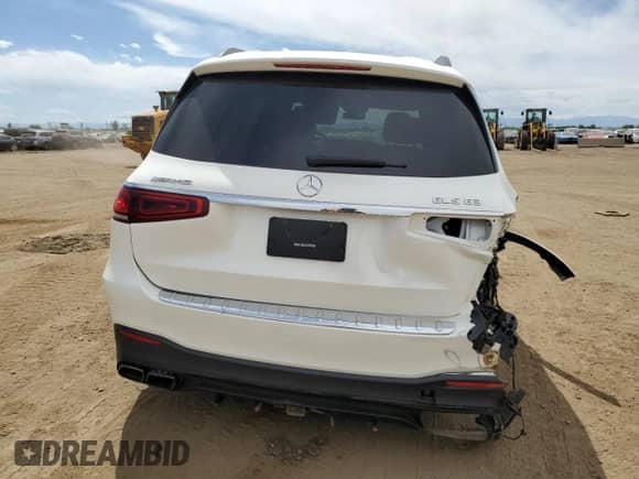 2022 Mercedes-Benz GLS 63 AMG with VIN 4JGFF8KE2NA816057, listed as a Copart auction lot 58068515 with 20,395 mi miles and Salvage title. Bid and sale history available at DreamBid. Image 6.