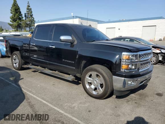 2014 Chevrolet Silverado 1500 LTZ with VIN 3GCPCSEC2EG550999, listed as a Copart auction lot 80388585 with 134,307 mi miles and Clean title. Bid and sale history available at DreamBid. Image 4.