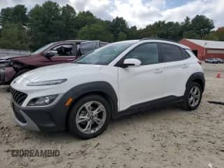 2023 Hyundai Kona SEL with VIN KM8K62AB4PU023086, listed as a Copart auction lot 82105925 with 52,260 mi miles and Salvage title. Bid and sale history available at DreamBid. Image 1.