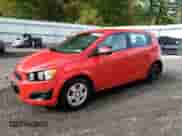 2014 Chevrolet Sonic LS with VIN 1G1JA6SH0E4234168, listed as a Copart auction lot 81212425 with 133,471 mi miles and Salvage title. Bid and sale history available at DreamBid. Image 1.