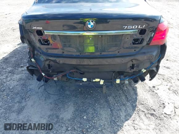 2013 BMW 7 Series 750Li xDrive with VIN WBAYF8C54DD141690, listed as a IAAI auction lot 42804428 with 120,000 mi miles and . Bid and sale history available at DreamBid. Image 6.
