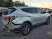 2016 Hyundai Santa Fe with VIN 5XYZT3LB6GG357734, listed as a Copart auction lot 87227425 with 137,277 mi miles and Salvage title. Bid and sale history available at DreamBid. Image 3.