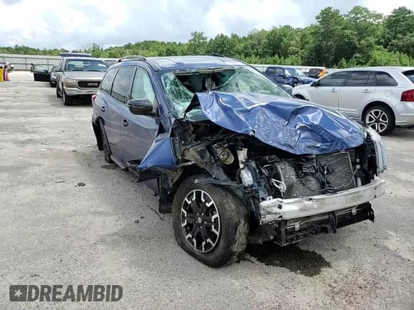 2020 Nissan Pathfinder SV with VIN 5N1DR2BM4LC596148, listed as a Copart auction lot 65562045 with 63,047 mi miles and Salvage title. Bid and sale history available at DreamBid. Image 14.