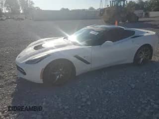 2014 Chevrolet Corvette Z51 3LT with VIN 1G1YM2D70E5127487, listed as a Copart auction lot 71415455 with 36,988 mi miles and Salvage title. Bid and sale history available at DreamBid. Image 1.
