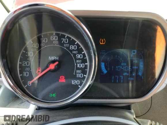 2015 Chevrolet Spark LS with VIN KL8CB6S99FC722511, listed as a Copart auction lot 80515985 with 110,406 mi miles and Salvage title. Bid and sale history available at DreamBid. Image 9.