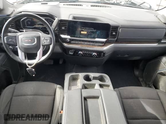 2023 GMC Sierra 1500 SLE with VIN 1GTUUBED4PZ167786, listed as a Copart auction lot 49710205 with 46,101 mi miles and Salvage title. Bid and sale history available at DreamBid. Image 8.