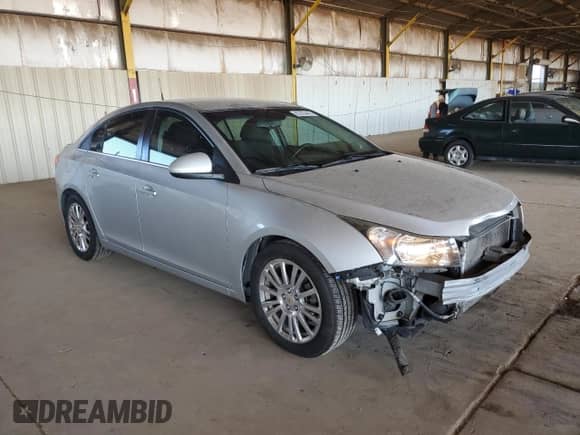 2011 Chevrolet Cruze ECO 1XF with VIN 1G1PJ5S97B7222476, listed as a Copart auction lot 80329445 with 115,137 mi miles and Salvage title. Bid and sale history available at DreamBid. Image 4.