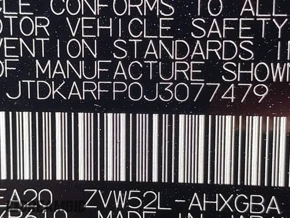 2018 Toyota Prius Plus z VIN JTDKARFP0J3077479, wystawiony jako IAAI lot #42062334 z przebiegiem 23 388 mil mil oraz . Historia ofert i sprzedaży dostępna na DreamBid. Obrazek 9.