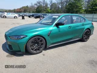 2024 BMW M3 Competition xDrive с VIN WBS43AY03RFR99350, выставлен на аукционе Copart как лот 65049885 с пробегом 19 840 миль миль и Списание • Salvage title. История ставок и продаж доступна на DreamBid. Изображение 1.