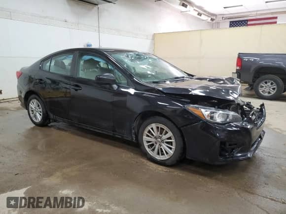 2018 Subaru Impreza Premium with VIN 4S3GKAB60J3621822, listed as a Copart auction lot 68933915 with 101,688 mi miles and Clean title. Bid and sale history available at DreamBid. Image 4.