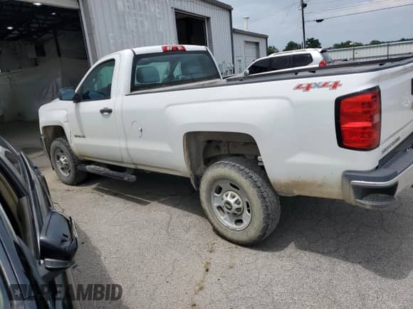 2015 Chevrolet Silverado 2500HD Work Truck with VIN 1GC0KUEG3FZ114456, listed as a Copart auction lot 67215385 with Not provided miles and Salvage title. Bid and sale history available at DreamBid. Image 2.