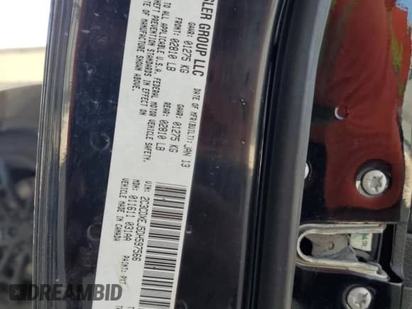 2013 Dodge Charger SRT-8 с VIN 2C3CDXEJ5DH597566, выставлен на аукционе Copart как лот 89835925 с пробегом 79 370 миль миль и Списание • Salvage title. История ставок и продаж доступна на DreamBid. Изображение 12.