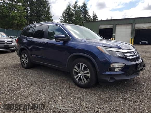 2016 Honda Pilot EX-L with VIN 5FNYF6H87GB014052, listed as a Copart auction lot 68043795 with 140,578 mi miles and Salvage title. Bid and sale history available at DreamBid. Image 4.