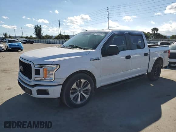 2019 Ford F-150 XL z VIN 1FTEW1CP3KKD55769, wystawiony jako Copart lot #89638715 z przebiegiem 114 318 mil mil oraz Szkoda całkowita • Salvage title. Historia ofert i sprzedaży dostępna na DreamBid. Obrazek 1.