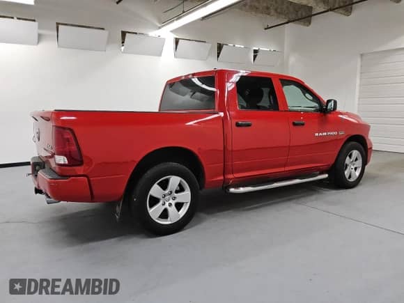 2012 Ram 1500 Express with VIN 1C6RD7KT7CS199737, listed as a Copart auction lot 67787315 with 211,758 mi miles and Clean title. Bid and sale history available at DreamBid. Image 3.
