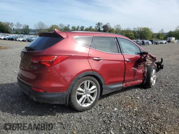 2016 Hyundai Santa Fe с VIN 5XYZWDLA2GG343544, выставлен на аукционе Copart как лот 84385515 с пробегом 57 397 миль миль и Списание • Salvage title. История ставок и продаж доступна на DreamBid. Изображение 3.